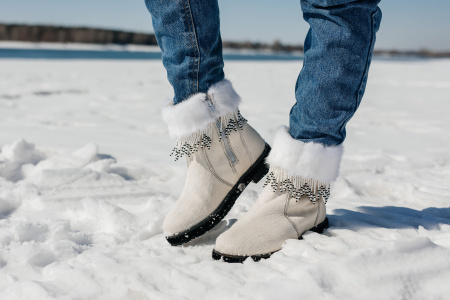 Унты женские из камуса лошади "Норка", короткие